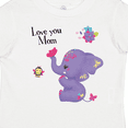 thumbnail image 4 of Inktastic Yara Happy Mothers Day Purple Elephant and Bee Gorgeous Girls Toddler T-Shirt, 4 of 5