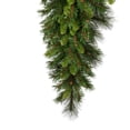 thumbnail image 2 of Vickerman 9' x 14" Bangor Mixed Pine Artificial Christmas Garland, Unlit, 2 of 3