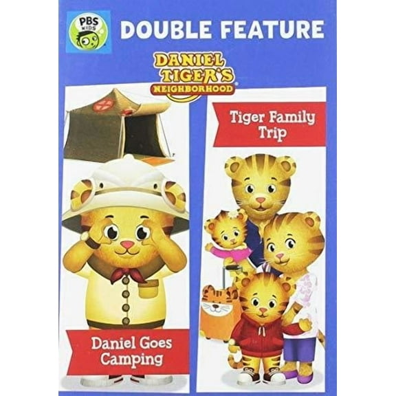Daniel Tiger's Neighborhood Double Feature: Daniel Goes Camping And Tiger Family Trip (DVD), PBS (Direct), Kids & Family