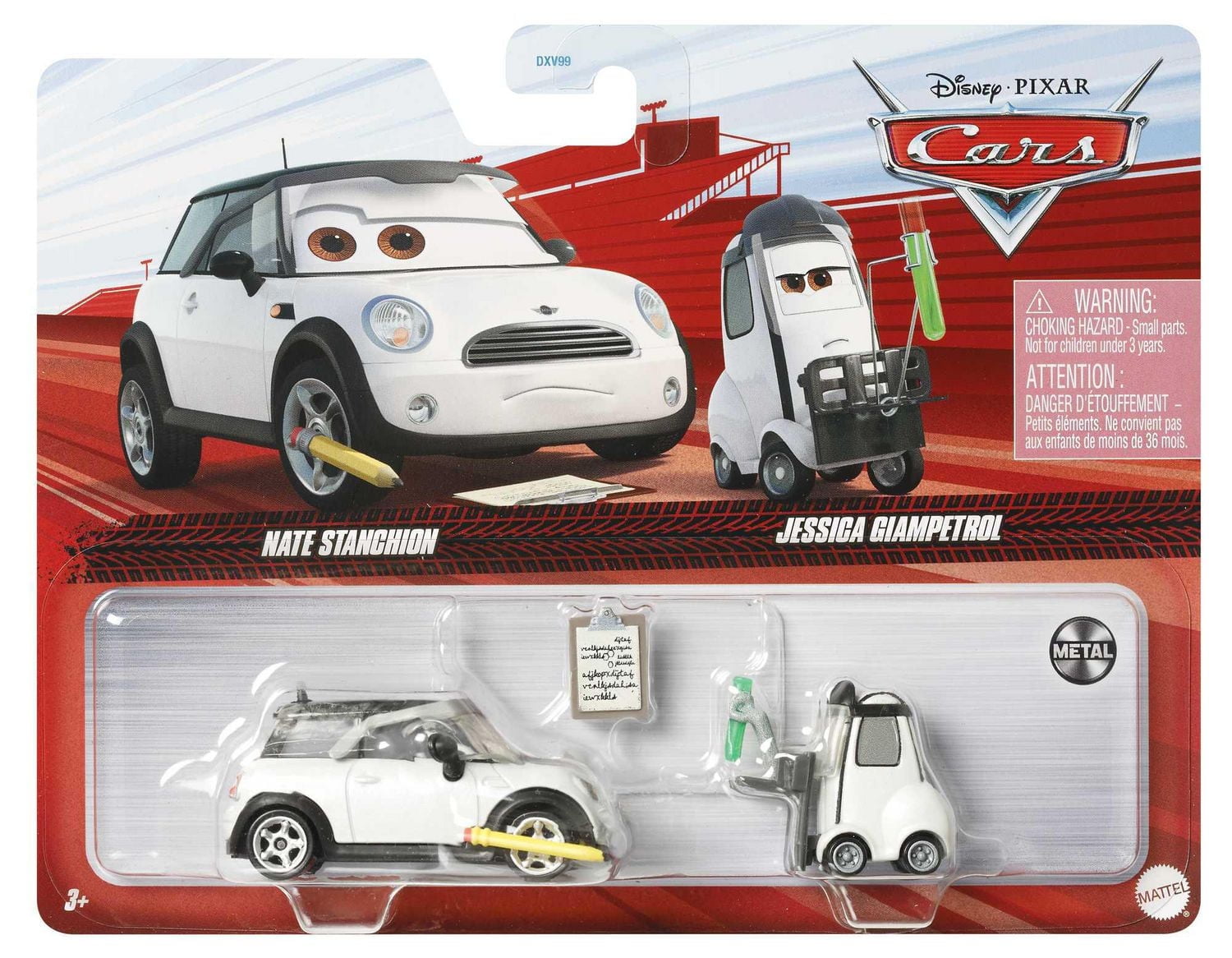 DC Chemist & PC de coffrets de 2 inspirés du film «Les Bagnoles 3» de Disney et Pixar