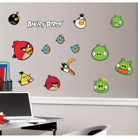 RoomMates Angry Birds Peel & Stick Wall Decals