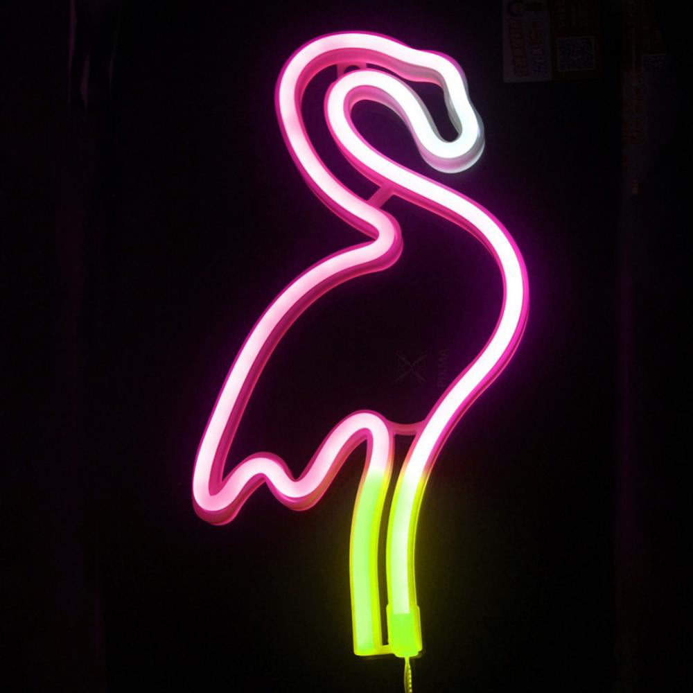 Flamingo Neon Sculpture Light Neon Sculpture 18"x6" 