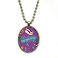 thumbnail image 1 of Electric Piano musica auriculares suena Collar Colgante de cadena vintage Colección de joyas colgantes Unbranded M, 1 of 3