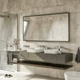 thumbnail image 5 of EVIVA Black 60X30 Inch Modern Framed Bathroom Mirror, 5 of 12