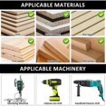 thumbnail image 5 of 100 Pcs Drywall Bit 1/8 Inch Spiral Saw Tip Cutting Bits Bits Drywall Tools M2 High Speed Steel for, 5 of 5