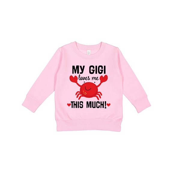 Inktastic My Gigi Loves Me Grandkids Toddler Sweatshirt