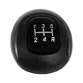 thumbnail image 1 of Tignapoo Black Leather Gear Shift Knob for Honda Civic 2006-2011, 5-Speed with Optional 6-Speed, Metal Finish, Replacement Part 54102-SNA-A01, Compact Design, 1 of 6