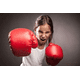 thumbnail image 2 of Guantes de boxeo Sanda Artes marciales Boxeo Taekwondo Entrenamiento Dibujos animados Espectáculo Sanda Lucha Rojo Negro Azul Tres colores, 2 of 3
