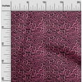 thumbnail image 1 of oneOone Cotton Silk Pink Fabric Animal Skin Craft Projects Decor Fabric Printed By The Yard 42 Inch Wide, 1 of 4