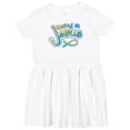 thumbnail image 3 of Inktastic Hooked on Jesus Christian Girls Toddler Dress, 3 of 5