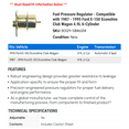 thumbnail image 2 of Fuel Pressure Regulator - Compatible with 1987 - 1995 Ford E-150 Econoline Club Wagon 4.9L 6-Cylinder 1988 1989 1990 1991 1992 1993 1994, 2 of 2