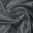 thumbnail image 5 of Ambesonne Fleur De Lis Window Valance, Floral Checkered, 54" X 18", Grey Pale Yellow, 5 of 5