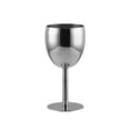 thumbnail image 2 of Pisexur Verre à Vin Rouge en Acier Inoxydable 304, Calice à Étages pour Restaurant, Verre à Vin en Acier Inoxydable., 2 of 2