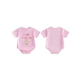 thumbnail image 2 of BemeyourBBs Baby Boys Girls First Birthday Romper Outfits One Years Old 1st Birthday Clothes Short Sleeve Cake Embroidery Bodysuit Playsuit Summer Clothing, 2 of 9