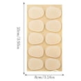 thumbnail image 2 of Parche para boquilla de clarinete Advancent 10 Uds. negro Blanco, 2 of 6