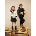 thumbnail image 3 of AS Winter kids Down Jackets bomber design coats with nature fur, 3 of 5