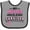 Heather and Black, variant on Inktastic My Mother is a Survivor Breast Cancer Awareness Boys or Girls Baby Bib