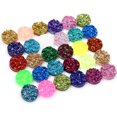 thumbnail image 5 of Nuevos cabujones de resina con parte posterior plana de estilo mineral natural Druzy de 8 mm, 10 mm, 12 mm, 40 piezas para pulseras, pendientes, accesorios para hacer joyas DIY, 5 of 5