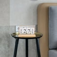 thumbnail image 4 of OUNONA Flip Design Retro Calendar Perpetual Desk Calendar Rose Wood Daily Use 1Pack, 4 of 6