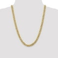thumbnail image 2 of Leslie's Real 14kt Yellow Gold 8mm Flat Beveled Curb Chain; 26 inch; Lobster Clasp; for Adults and Teens; for Women and Men, 2 of 5