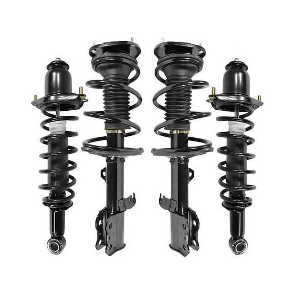 Front and Rear Strut and Coil Spring Assembly Set of 4 - Compatible with 2003 - 2008 Toyota Corolla 2004 2005 2006 2007