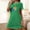 Green, variant on Womens Nightgowns Plus Size Pajamas Dress for Women Short Sleeve Short Pull on Black Nightgowns
