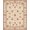 Cream Taupe Terracotta, Pattern 16, variant on ODIKA Vintage Oriental Medallion With Distressed Floral Border And Scroll Motifs for Playroom, Bedroom, Reading Nook, Pet Friendly & Kids Safe Play