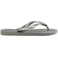 thumbnail image 3 of Havaianas Top Tiras Women's Flip Flop Sandals - Steel Grey, 6, 3 of 4