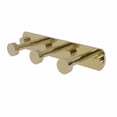 thumbnail image 7 of Allied Brass - Fresno Collection 3 Position Multi Hook in Satin Brass, 7 of 7
