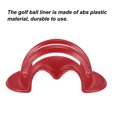 thumbnail image 5 of Unique Bargains Golf Ball Liner, 5 Pack Line Marking Drawing Stencils Marker Alignment Tool for Golf Sport, Red, 5 of 5