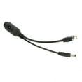 24V Waterproof IP Camera Power Over Adapter POE Cable Splitter