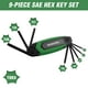 thumbnail image 5 of Juego de llaves Allen WORKPRO de 25 piezas plegables con SAE, métricas, 5 of 9