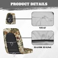 thumbnail image 6 of KUIFORTI Deer Head UTV Seat Covers Full Protection Comfortable Seats Cover for UTV Compatible with Yamaha Rhino 700 660 450 2004-2021 Rhino Accessories Bucket Seat Cover, 6 of 7