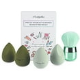 thumbnail image 1 of PRETTY SEE 5 Pcs Makeup Blender Sponges Beauty Sponge Puff Makeup Sponge Set with Makeup Brushes,  4 Makeup Sponges and 1 Blush Brush, Suitable for All kinds of Cosmetics, 1 of 6