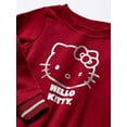 thumbnail image 2 of Hello Kitty Toddler Girls 2 Piece Sweatshirt and Pant Active Set, Burgundy, 3T, 2 of 3