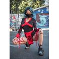 thumbnail image 4 of Leg Avenue 3Pc.Dragon Ninja Hooded Romper, 4 of 5