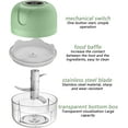 thumbnail image 5 of BN-LINK Electric Garlic Chopper, 250ML Mini Vegetable Chopper With USB Rechargeable, 304 Stainless Steel Blade, Portable Electric Mini Food Chopper for Garlic, Ginger, Onion, Chili, Vegetable, 5 of 7