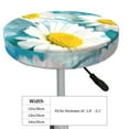 thumbnail image 4 of Naloa Daisy Flowers Round Bar Stool Cushion Cover 12-14 inch, Fits Kitchen, Office, Restaurant Chairs - 14 inch, 4 of 7