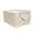 Beige1, variant on Boutique Home Textile Storage Big Clearance Canvas Fabric Foldable Basket Laundry Storage Baskets with Handles for toys