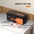 thumbnail image 6 of LiTime 12V 200Ah Plus LiFePO4 Lithium Battery Self-Heating Low Temperature LiFePO4 Battery 2560Wh for RV Home Energy Storage and Off-Grid, 6 of 8