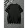 thumbnail image 2 of Manfinity Homme T-Shirt à Manches Courtes Col Rond Imprimé Roi, Haut d'Été Décontracté, pour Amis, 2 of 6