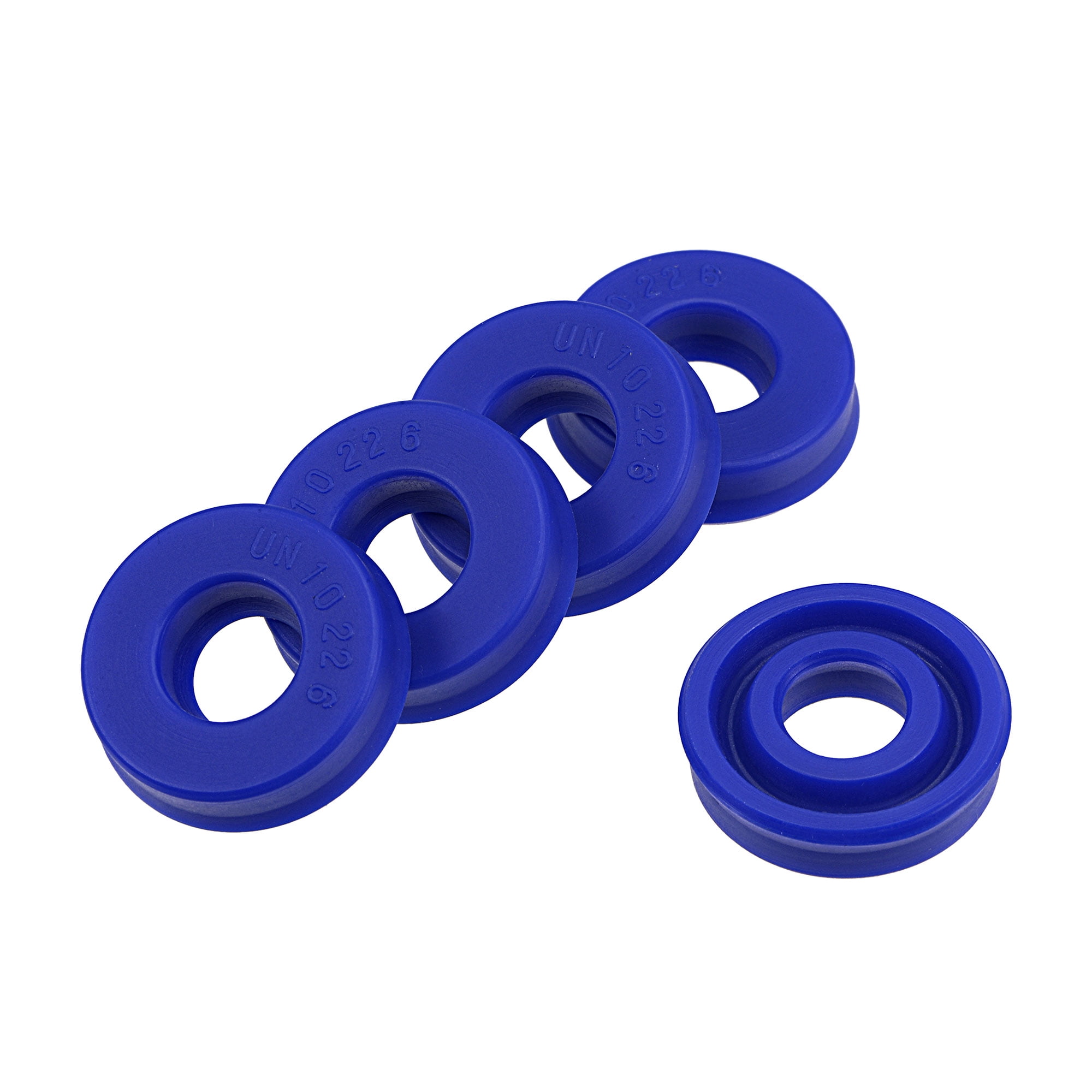 Uxcell 40mm x 48mm x 6mm UN Type Radial Shaft Oil Seal PU Blue 5 Count 