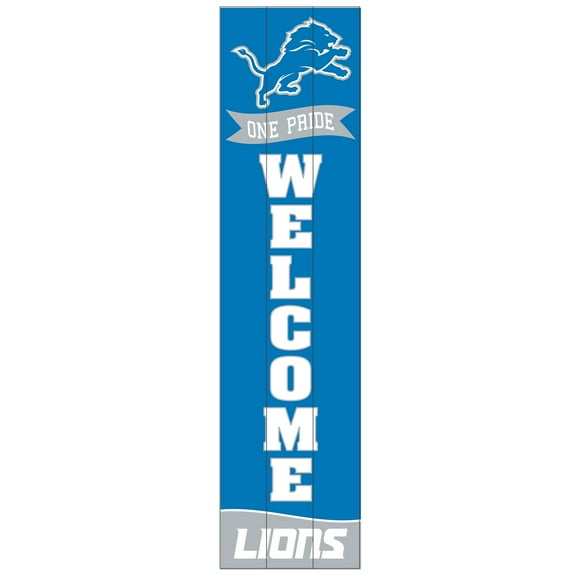 Detroit Lions 47" Leaner Fan Sign