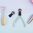 thumbnail image 1 of COMPUKAS 10Pcs Black Silicone Cuticle Nipper Covers with Cat for Manicure Tool Protection, 1 of 6