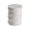White, variant on VENTOPYR Outdoor Side Table, 18''H Concrete Side Table for Patio, Streamlined Lightweight Accent Side Table, Decorative Patio Garden Stools, Plant Stand Drum Table, Round, Spotted White