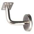 thumbnail image 2 of Greenne 5Pcs Stainless Steel Wall Mount Stair Handrail Brackets Wood Metal Railing, 2 of 7