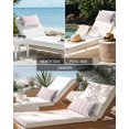 thumbnail image 6 of Pack of 4 Outdoor Lumbar Pillow Covers 11x16 Inch, Pink Striped Waterproof Throw Pillow Covers Set, Modern Farmhouse Pink White Stripes Indoor&Outdoor Decorative Cushion Cases for Patio Porch Car, 6 of 7