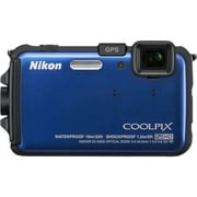 Nikon Coolpix AW100 16 Megapixel Compact Camera, Blue