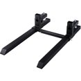 thumbnail image 1 of Mhorn Pallet Forks 30" 1500 Lbs Max, Clamp On Tractor Bucket Forks with Adjustable Stabilizer Bar, Heavy Duty Front Loader Forks 43" Total Length, F, 1 of 1
