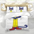 thumbnail image 5 of 3 Piece Comforter Cover Set For Pete the Cat Bedding Set Cute Duvet Cover Sets Super Soft For Teens Kids Bedroom Gifts,1 Duvet Cover with 2 Pillowcases Twin, 5 of 6